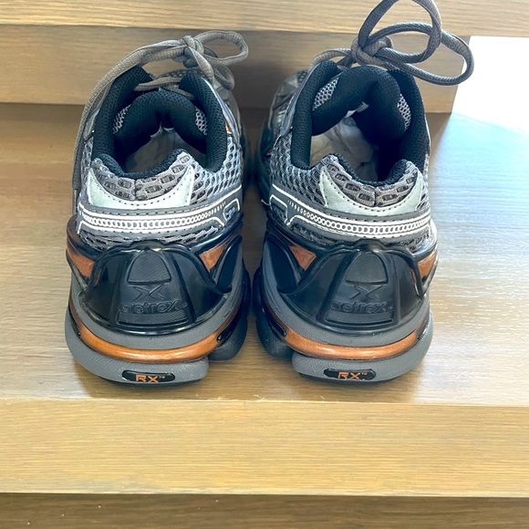 Aetrex Mens RX Runner Medium Width Grey/Copper - Picture 5 of 8